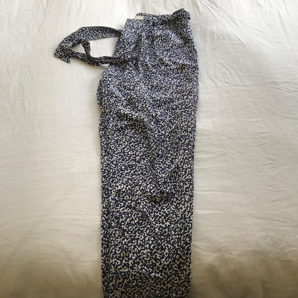 Joie Printed Silk Trousers